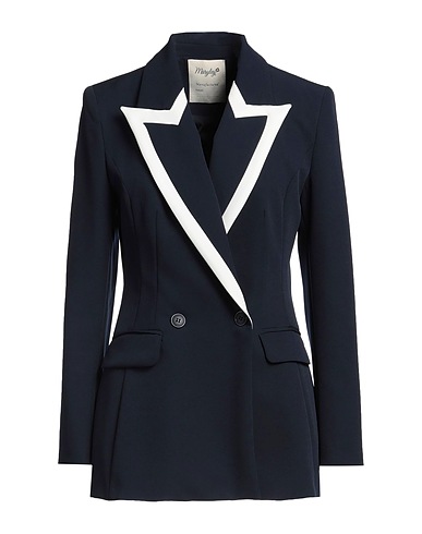 MARYLEY Veste Bleu marine 89% Polyester, 11% Élasthanne