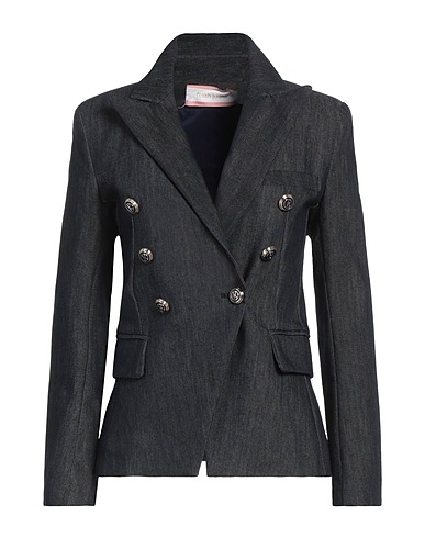 RELISH Blazer JEANS Blue 76% Cotton, 23% Polyester, 1% Elastane