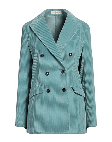 MASSIMO ALBA Blazer Sky blue 100% Cotton