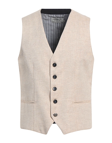 FRED MELLO Suit vest Sand 100% Cotton