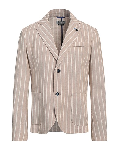FRED MELLO Blazer Sand 78% Cotton, 22% Polyester