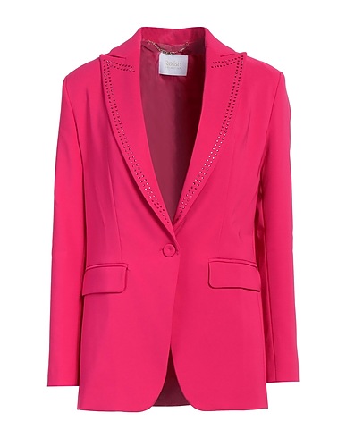 RELISH Blazer Fuchsia 89% Polyester, 11% Elastane