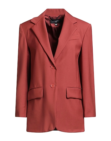WEEKEND MAX MARA Jackett Ziegelrot 100% Schurwolle