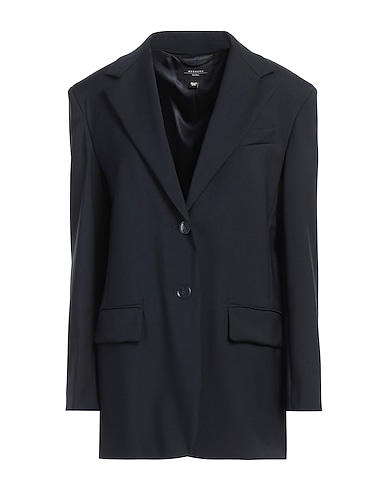 WEEKEND MAX MARA Blazer Navy blue 100% Virgin Wool