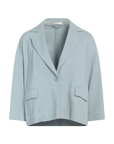 CIRCOLO 1901 Blazer Sky blue 97% Cotton, 3% Elastane