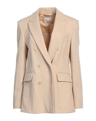 19.70 NINETEEN SEVENTY Blazer Beige 70% Wool, 25% Polyamide, 5% Other Fibres