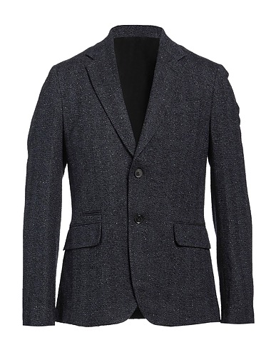 PAUL SMITH Blazer BLU NOTTE 74% Wool, 19% Silk, 6% Polyamide, 1% Cashmere