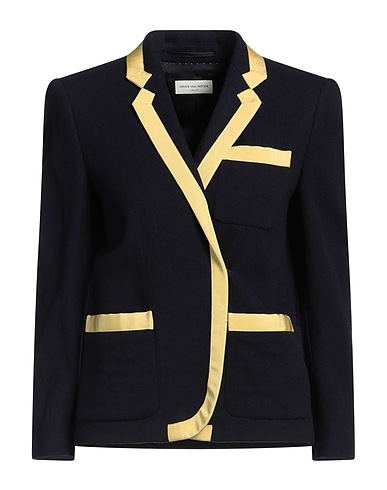 DRIES VAN NOTEN Blazer Midnight blue 94% Wool, 4% Polyamide, 2% Metallic fiber
