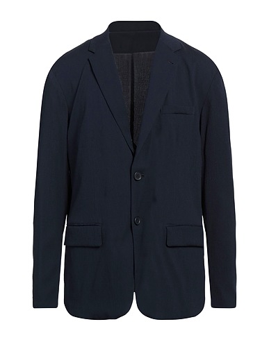 ARMANI EXCHANGE Blazer Navy blue 51% Polyester, 48% Viscose, 1% Elastane, Elastomultiester