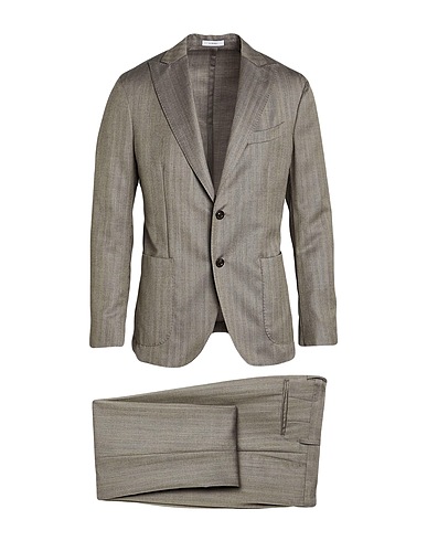 BOGLIOLI Suits Grey 85% Virgin Wool, 15% Silk