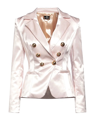 ELISABETTA FRANCHI Blazer Light pink 94% Polyamide, 6% Elastane