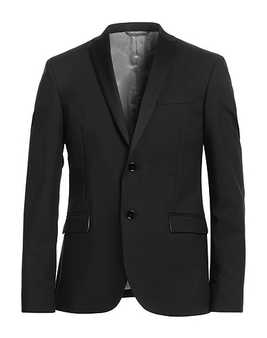SIMBOLS Blazer Black 48% Cotton, 48% Polyamide, 4% Elastane