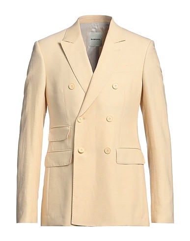 SANDRO Blazer 49% Viscose, 46% Linen, 5% Elastane