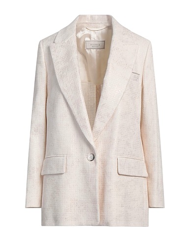 PESERICO Jackett Elfenbein 65% Baumwolle, 30% Polyester, 5% Andere Fasern