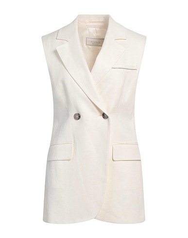 PESERICO Blazer Ivory 67% Linen, 31% Viscose, 2% Elastane