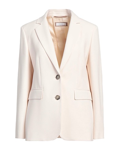 PESERICO Blazer EASY Off white 63% Polyester, 27% Viscose, 7% Cotton, 3% Elastane