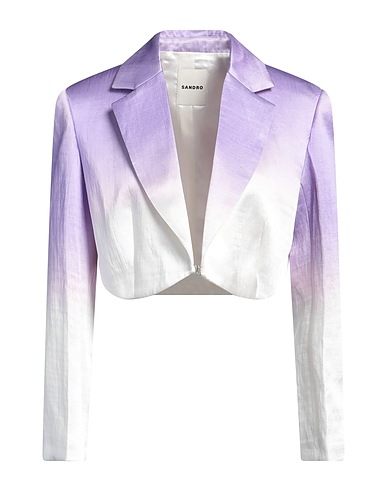 SANDRO Blazer Lilac 52% Viscose, 48% Linen