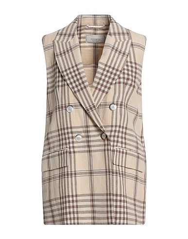 PESERICO Blazer Beige 96% Linen, 2% Polyamide, 2% Polyester