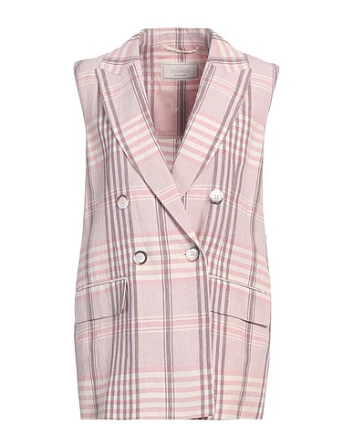 PESERICO Giacca Rosa chiaro 96% Lino, 2% Poliammide, 2% Poliestere
