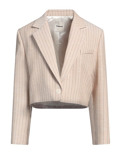 SANDRO Giacca Beige 100% Viscosa
