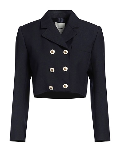 SANDRO Blazer Midnight blue 60% Virgin Wool, 40% Polyester