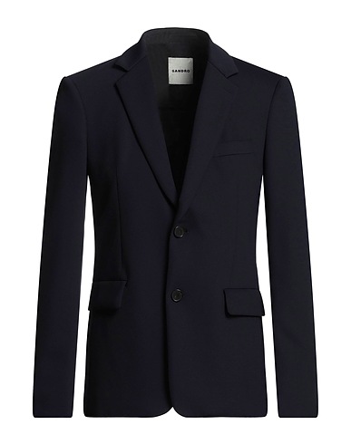 SANDRO Blazer Midnight blue 86% Polyamide, 14% Elastane