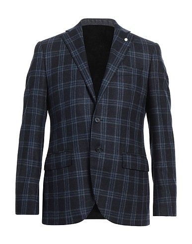 LUIGI BIANCHI Mantova Blazer Midnight blue 100% Wool