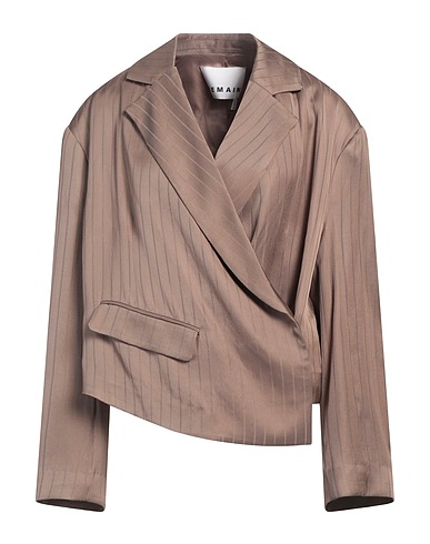 REMAIN BIRGER CHRISTENSEN Blazer Khaki 100% Viscose