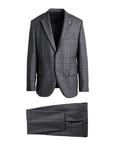 L.B.M. 1911 Suits Charcoal 100% Virgin Wool