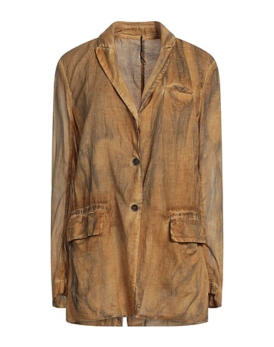 MASNADA Giacca Giallo ocra 100% Cotone