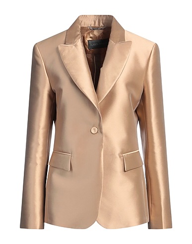 ALBERTA FERRETTI Blazer Beige 85% Polyester, 15% Silk