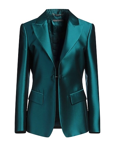 ALBERTA FERRETTI Veste Vert pétrole 85% Polyester, 15% Soie
