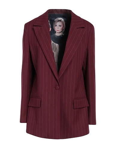 CRISTINAEFFE Blazer Burgundy 63% Polyester, 34% Viscose, 3% Elastane