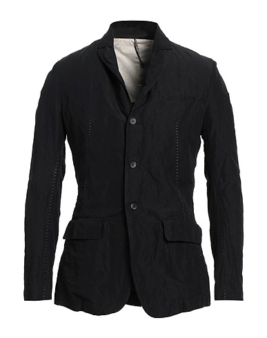 MASNADA Blazer Black 66% Cotton, 29% Linen, 5% Metal