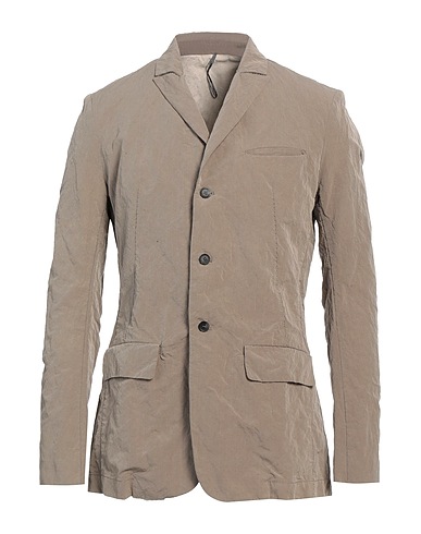 MASNADA Blazer Khaki 66% Cotton, 29% Linen, 5% Metal