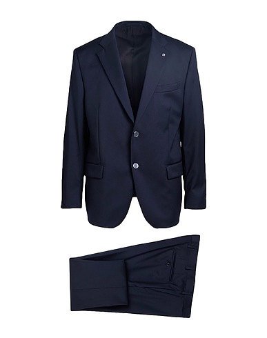 LUIGI BIANCHI Mantova Suits Midnight blue 100% Virgin Wool