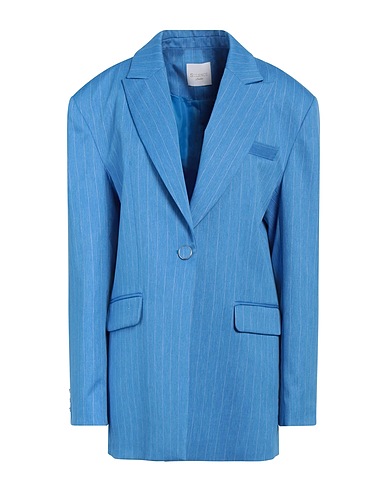 SILENCE LIMITED Blazer Azure 95% Polyester, 4% Elastane, 1% Viscose