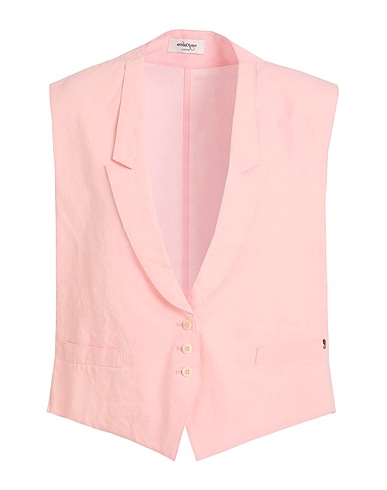 OTTOD'AME Gilet CARING Rosa 42% Poliestere, 34% Cotone, 24% Lino