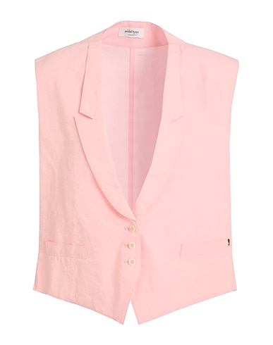 OTTOD'AME Waistcoat CARING ROSA 42% Polyester, 34% Cotton, 24% Linen