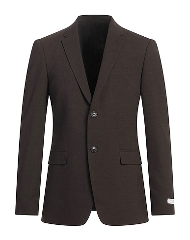 TIGER OF SWEDEN Blazer Dark brown 54% Polyester, 44% Wool, 2% Elastane