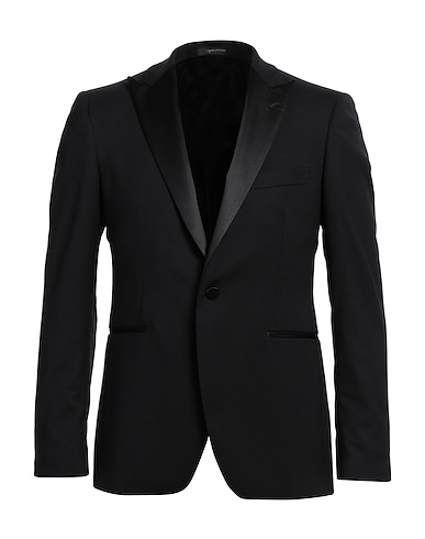 TAGLIATORE Blazer Black 92% Virgin Wool, 6% Polyamide, 2% Elastane