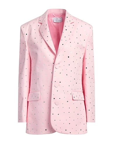 GIUSEPPE DI MORABITO Blazer Pink 61% Cotton, 36% Polyamide, 3% Elastane