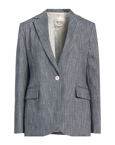 OTTOD'AME Blazer Navy blue 62% Cotton, 38% Polyester