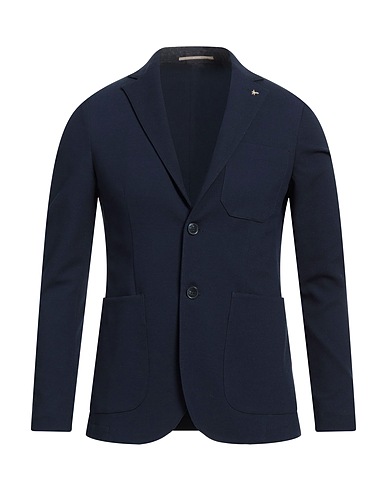 AT.P.CO Blazer Midnight blue 80% Polyester, 13% Viscose, 7% Elastane