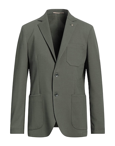 AT.P.CO Blazer Military green 80% Polyester, 13% Viscose, 7% Elastane