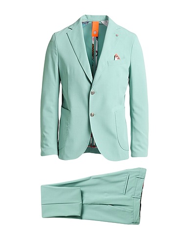 BHARNABA Suits Light green 70% Polyester, 24% Viscose, 6% Elastane