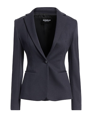 DONDUP Blazer Navy blue 59% Viscose, 26% Polyamide, 11% Virgin Wool, 4% Elastane