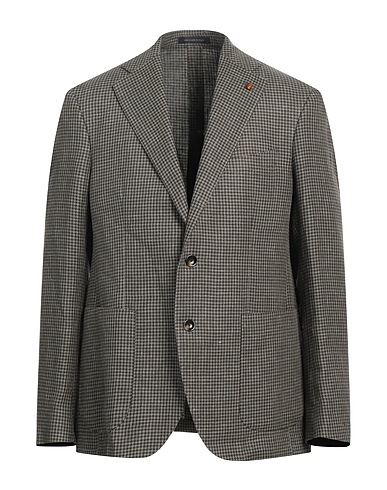 SARTORIA LATORRE Blazer Green 60% Linen, 40% Wool