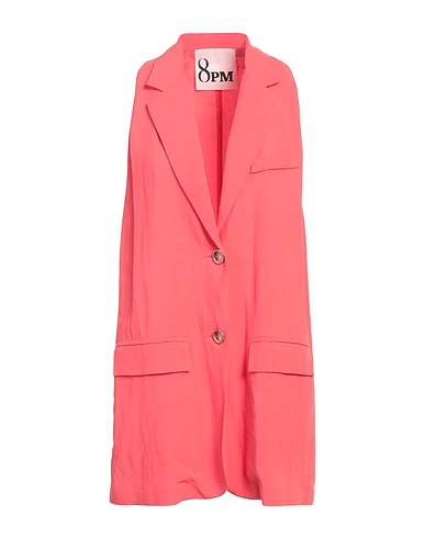 8PM Waistcoat Coral 60% Viscose, 40% Linen