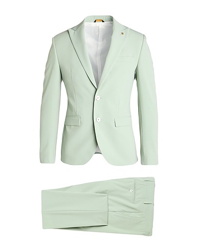 MANUEL RITZ Suits Light green 70% Polyester, 24% Viscose, 6% Elastane